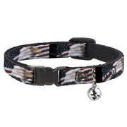 Cat Collar Breakaway - American Eagle Flags Breakaway Cat Collars Buckle-Down   