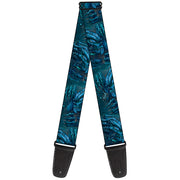 Guitar Strap - Tattoo Johnny-Brutal Blue Guitar Straps Tattoo Johnny