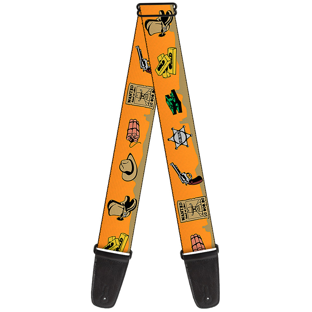 Guitar Strap - Old Western Multi Color Guitar Straps Buckle-Down   