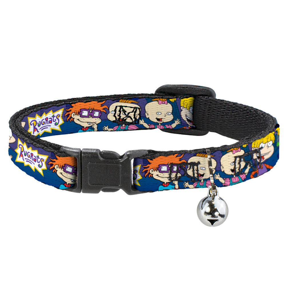 Cat Collar Breakaway with Bell - RUGRATS Group Pose2 w Reptar Breakaway Cat Collars Rugrats