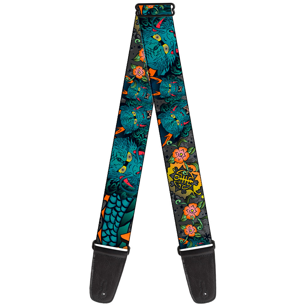 Guitar Strap - Honor Gray Guitar Straps Buckle-Down   