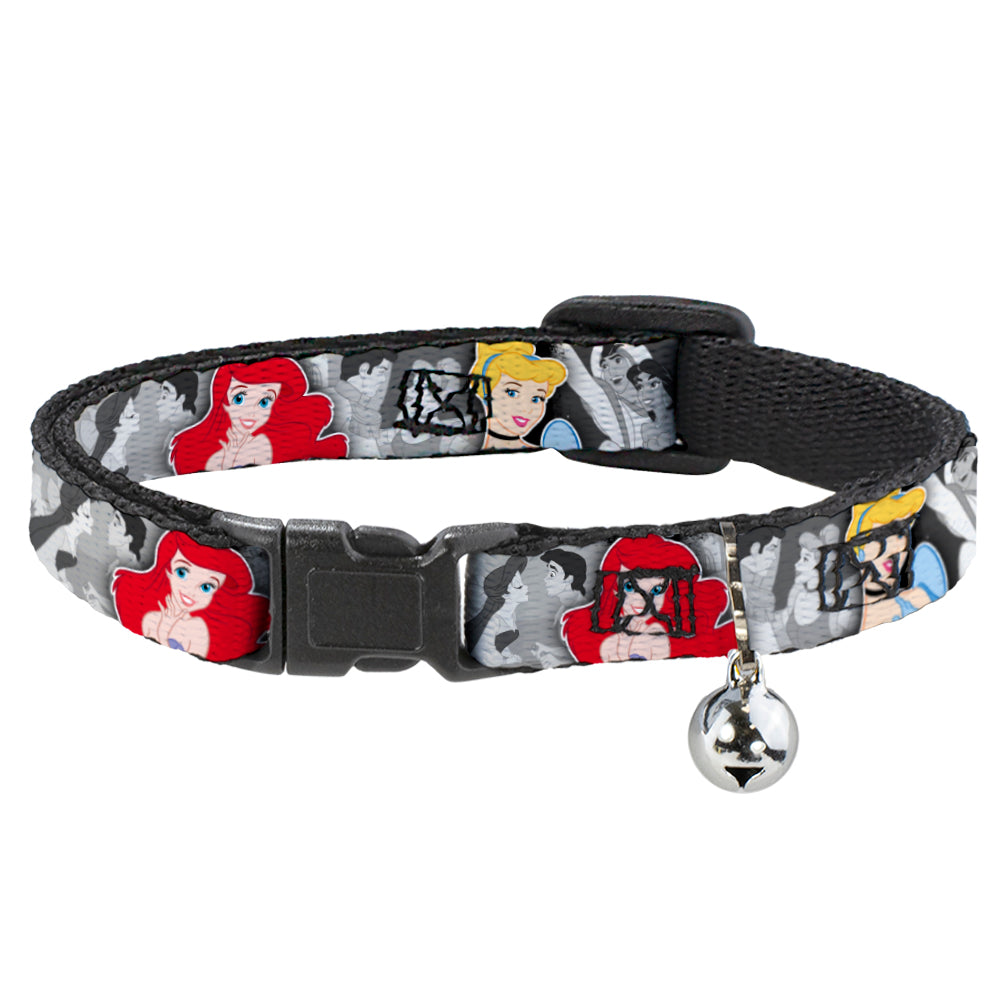 Cat Collar Breakaway - Princess Pose Princess & Prince Scene Grays Multi Color Breakaway Cat Collars Disney   