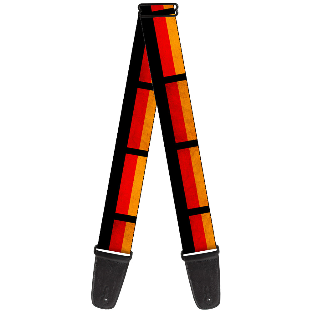 Guitar Strap - German Flag Distressed Guitar Straps Buckle-Down   