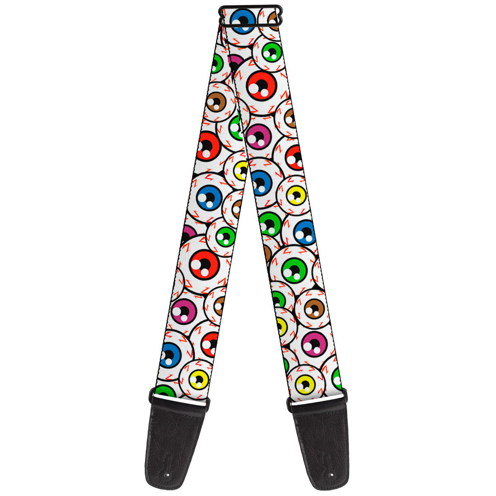 Guitar Strap - Eyeballs Stacked Guitar Straps Buckle-Down   