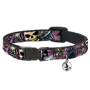 Cat Collar Breakaway - Dead Men Tell No Tales Pink Breakaway Cat Collars Buckle-Down   
