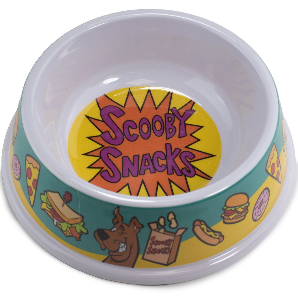 Single Melamine Pet Bowl - 7.5 (16oz) - Scooby Doo SCOOBY SNACKS + Scooby Doo Winking Snacks Scattered Pet Bowls Hanna Barbera