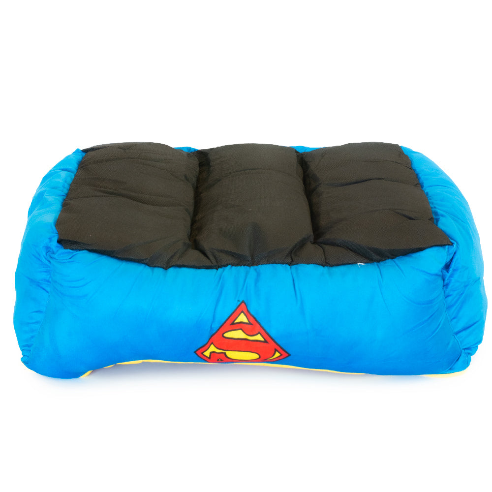 Pet Bed - Superman Red Yellow Blue Pet Beds DC Comics   