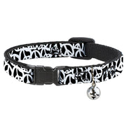 Cat Collar Breakaway - Peace Black White Breakaway Cat Collars Buckle-Down   