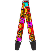 Guitar Strap - Burger & Fries Cartoon Guitar Straps Buckle-Down   