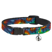 Cat Collar Breakaway - Tie Dye Swirl Multi Color Breakaway Cat Collars Buckle-Down   
