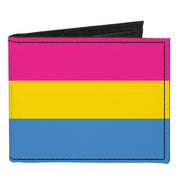 Canvas Bi-Fold Wallet - Flag Pansexual Pink Yellow Blue Canvas Bi-Fold Wallets Buckle-Down   