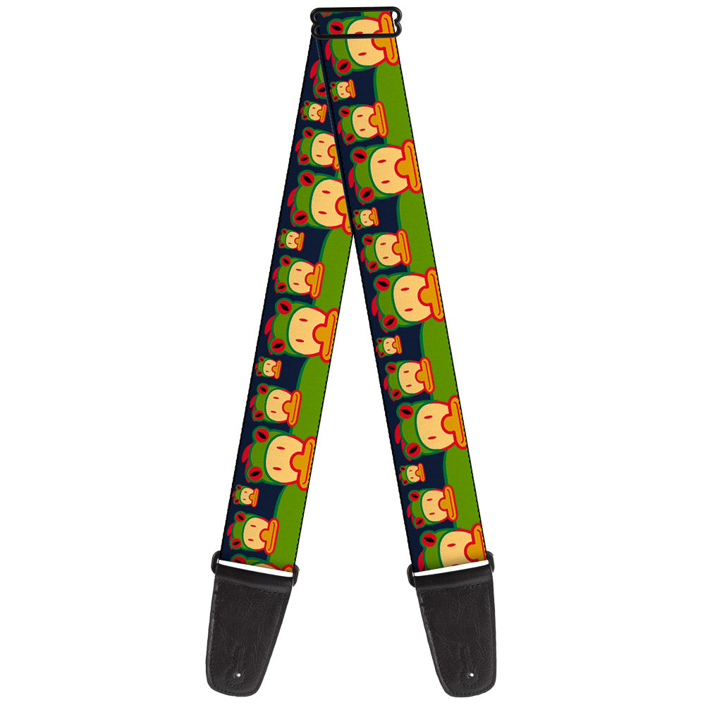 Guitar Strap - Duck w Frog Hat Guitar Straps Buckle-Down   