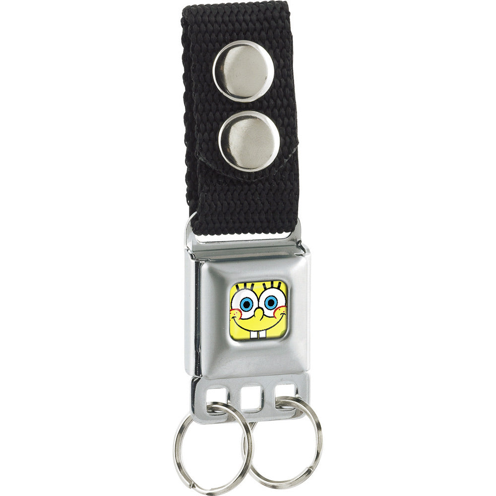 Keychain - Sponge Bob Face CLOSE-UP Full Color Keychains SpongeBob SquarePants