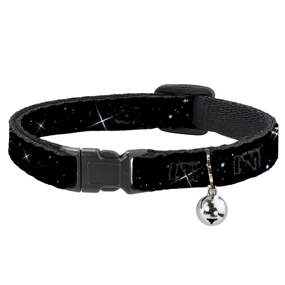 Cat Collar Breakaway - Deep Space Black White Breakaway Cat Collars Buckle-Down   