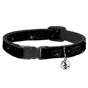 Cat Collar Breakaway - Deep Space Black White Breakaway Cat Collars Buckle-Down   