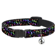 Cat Collar Breakaway - Peace Psychedelic Breakaway Cat Collars Buckle-Down   