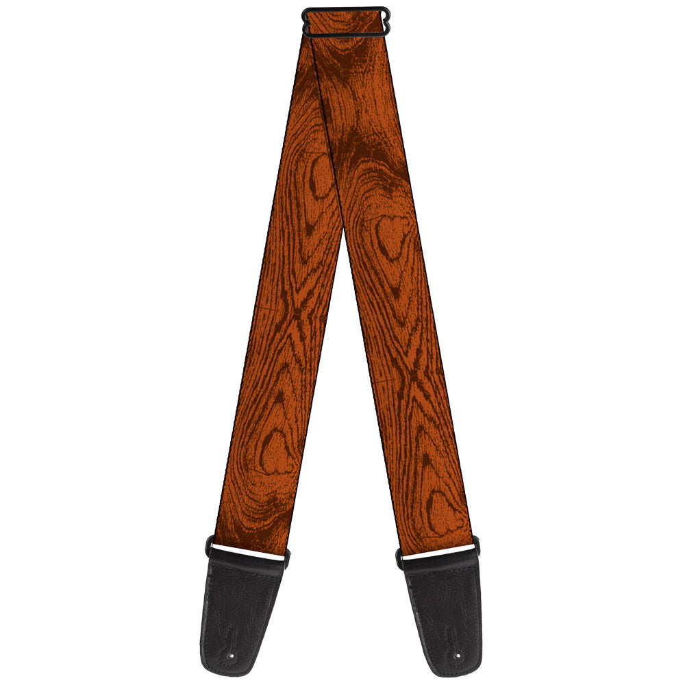 Guitar Strap - Wood Grain Cherry Wood Guitar Straps Buckle-Down   