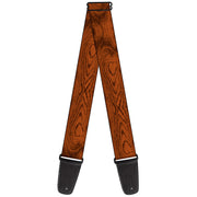 Guitar Strap - Wood Grain Cherry Wood Guitar Straps Buckle-Down   