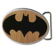 Batman Framed Reverse GW Black - Matte Oval Rock Star Buckle Belt Buckles DC Comics   