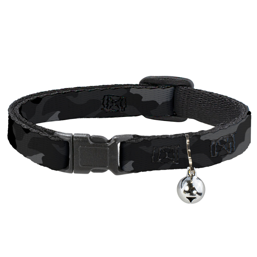 Cat Collar Breakaway - Camo Charcoal Breakaway Cat Collars Buckle-Down   
