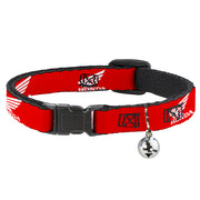 Cat Collar Breakaway - HONDA Motorcycle Logo Red White Breakaway Cat Collars Honda Motorsports   