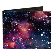 Canvas Bi-Fold Wallet - Space Dust Collage Canvas Bi-Fold Wallets Buckle-Down   