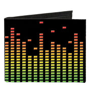 Canvas Bi-Fold Wallet - DC Equalizer Black Multi Color Canvas Bi-Fold Wallets Buckle-Down   