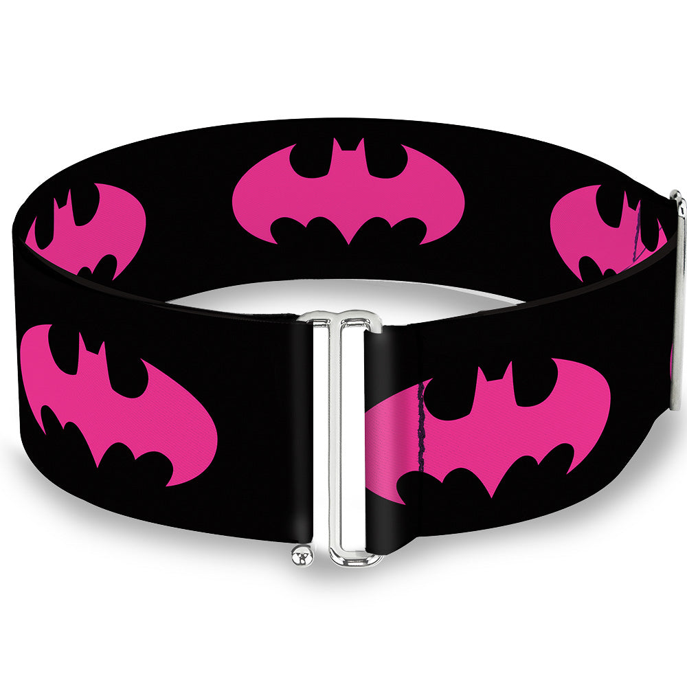 Buckle-Down Women's Cinch Belt Batman Shield-2 BlackYellow