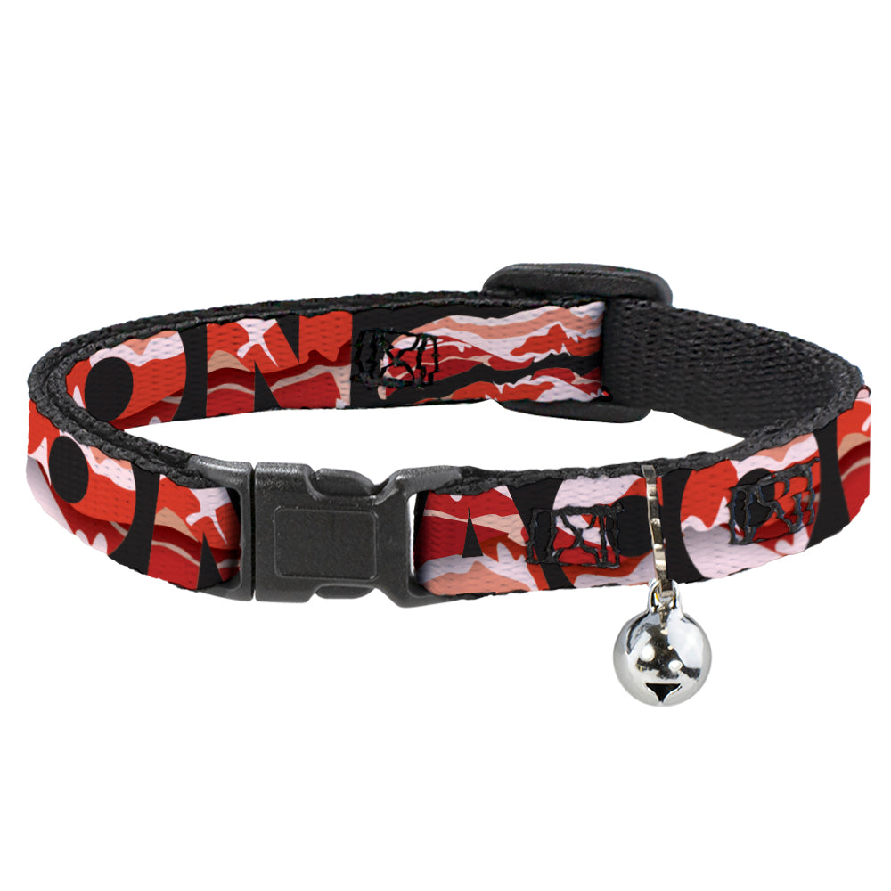 Cat Collar Breakaway - Bacon w Text1 Breakaway Cat Collars Buckle-Down   