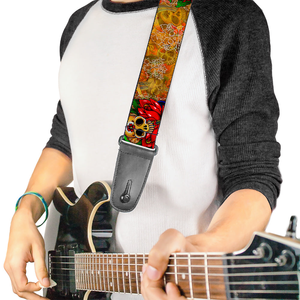 Guitar Strap - Tattoo Johnny-Dagger Guitar Straps Tattoo Johnny